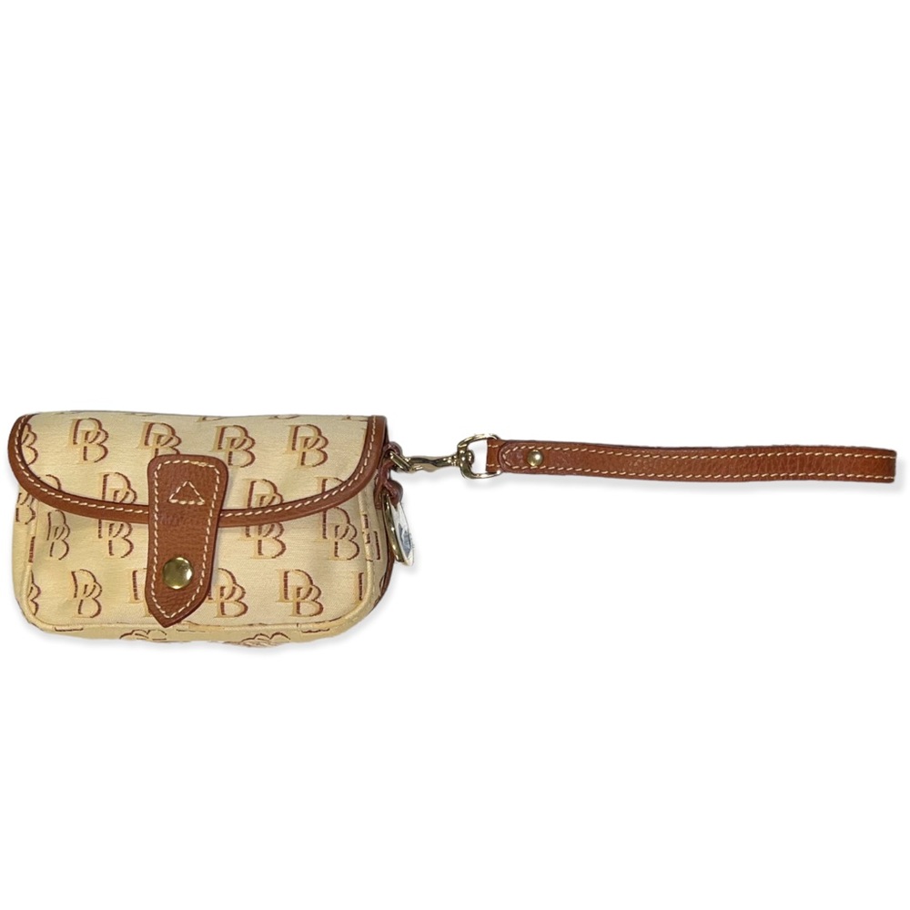 Dooney & Bourke Canvas Monogram Wristlet